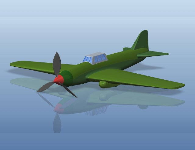 fighteraircraft 3d 3D-Modell .c4d .max .obj .3ds .fbx .stl .blend 