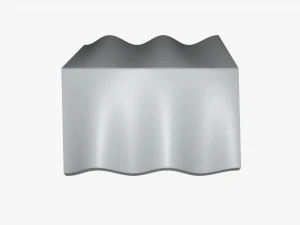fc roof v3 30degree wave 2x2 10kv 3D Model