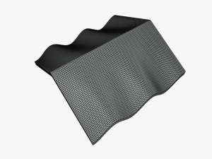 fc roof v3 30degree wave 2x2 10kv 3D Model