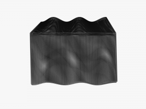 fc roof v3 30degree wave 2x2 10kv 3D Model