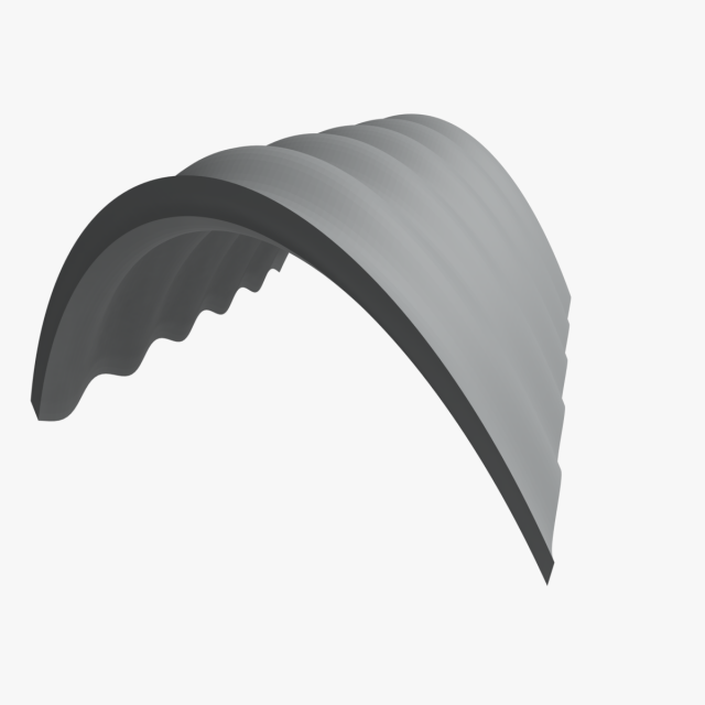 fc roof v5 curved 2x2 10kv 3D Модель .c4d .max .obj .3ds .fbx .stl .blend