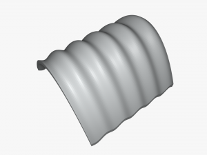 fc roof v5 curved 2x2 10kv 3D 모델