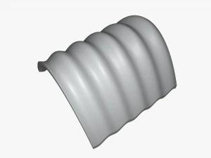 fc roof v5 curved 2x2 10kv 3D Model