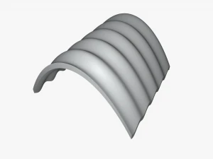 fc roof v5 curved 2x2 10kv 3D Model
