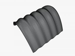 fc roof v5 curved 2x2 10kv 3D 모델