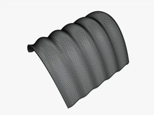 fc roof v5 curved 2x2 10kv 3D Model