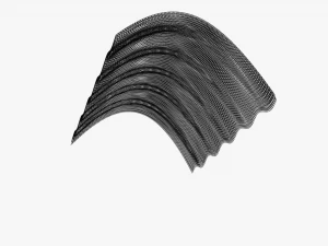 fc roof v5 curved 2x2 10kv 3D Model