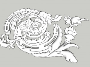 Decor stuccopattern 3Dモデル