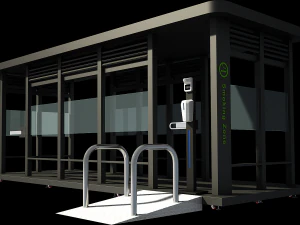 smoking zone 3D Model