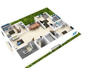 home floor plan 3D Model