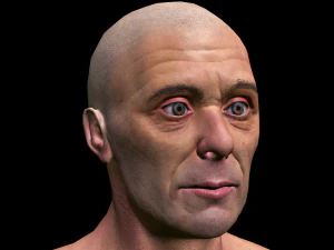 realistic highly detailed man 3D Model