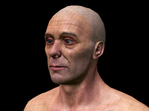 realistic highly detailed man 3D Model