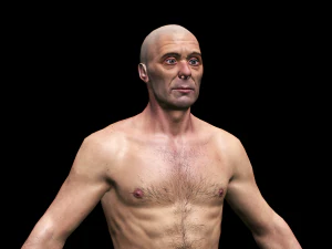 realistic highly detailed man 3D Model