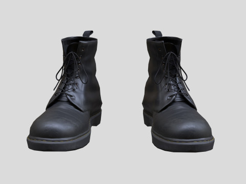 Boots boot dr martens Modelo 3D