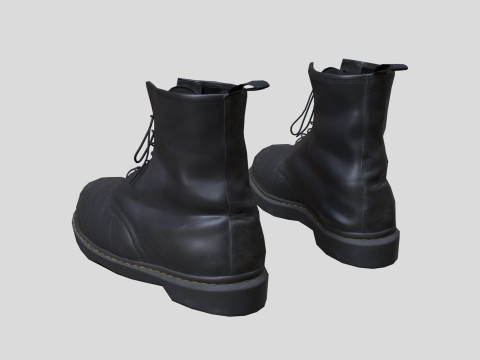 Boots boot dr martens Modelo 3D