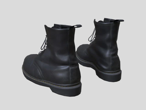 Boots boot dr martens 3D Model