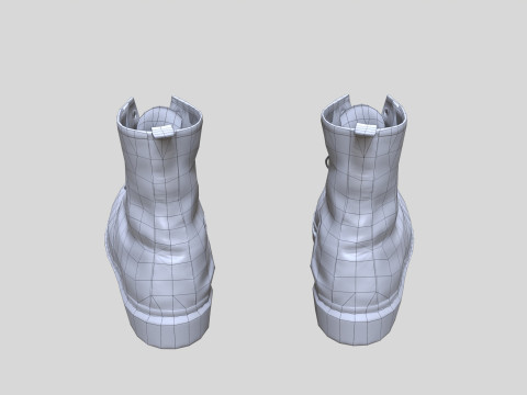 Boots boot dr martens Modelo 3D