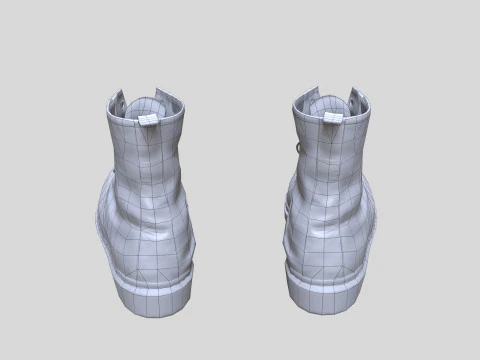 Boots boot dr martens 3D Model