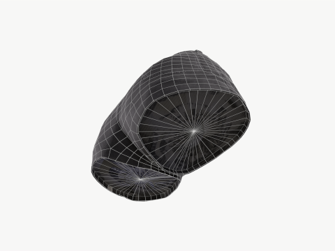 Female jeans black mini shorts denim Low-poly Modèle 3D