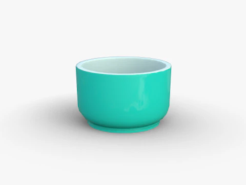 कफ़ि की प्याली 3D मॉडल