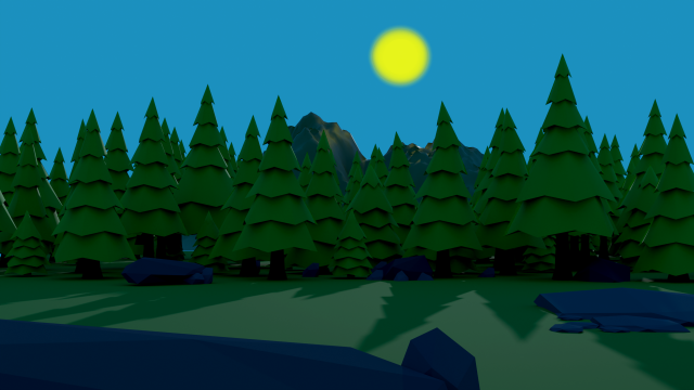 pack of trees and stones 3D-Modell .c4d .max .obj .3ds .fbx .stl .blend 
