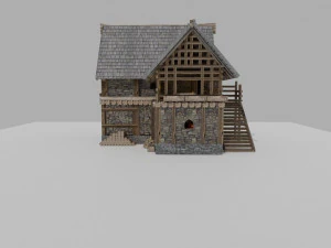 medieval house 3D Model