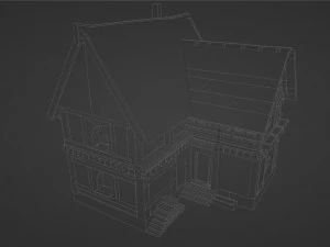 medieval house 3D Model