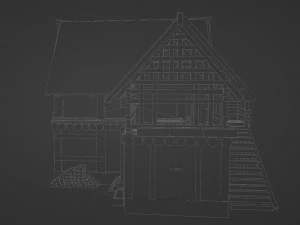 medieval house 3D Model