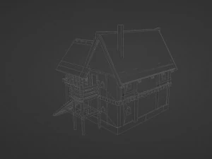 medieval house 3D Model