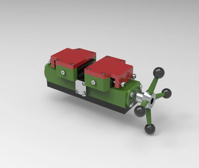 vise for the machine 3D Model .c4d .max .obj .3ds .fbx .stl .blend 