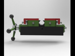 vise for the machine 3D-Modell