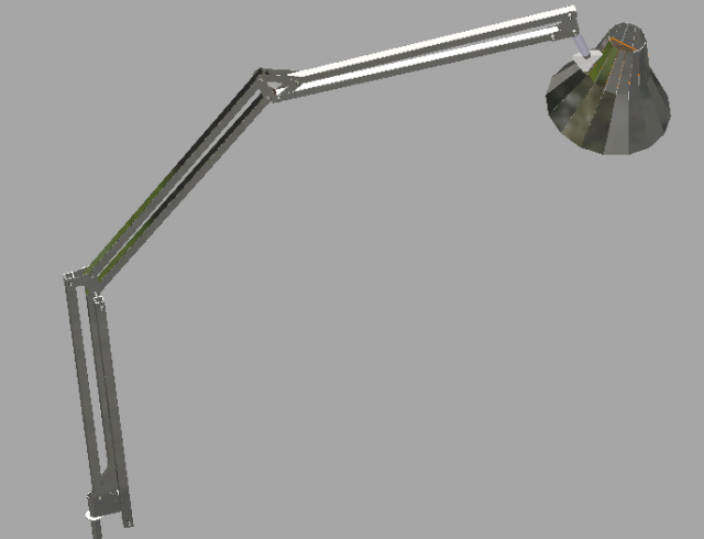 lampara de escritorio incluye planos constructivos 3D Model .c4d .max .obj .3ds .fbx .stl .blend 