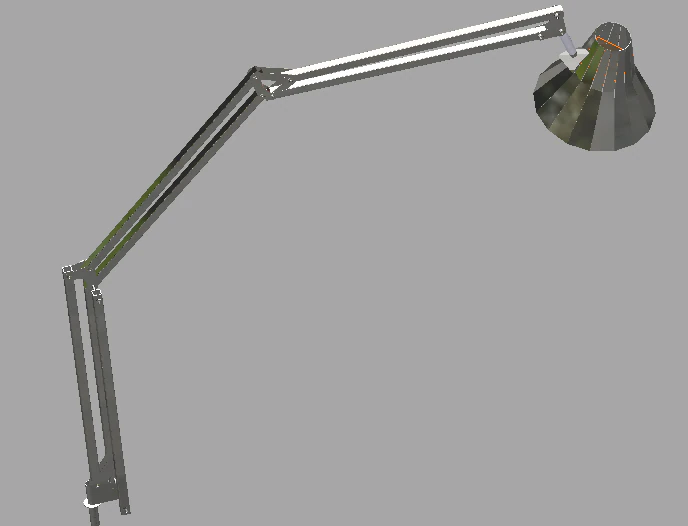 lampara de escritorio incluye planos constructivos 3D Model .c4d .max .obj .3ds .fbx .stl .blend 