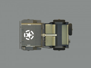 Military Jeep 3D Model