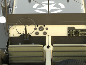 Military Jeep 3D Model