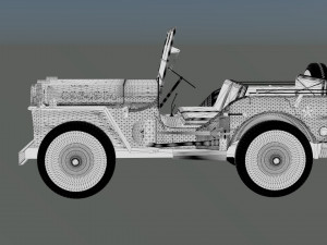 Military Jeep 3D Model