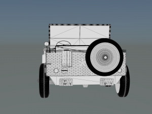 Military Jeep 3D Model