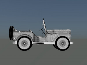 Military Jeep 3D Model