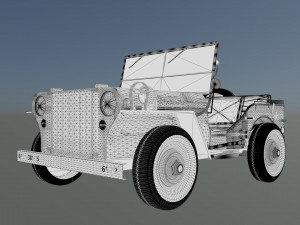 Military Jeep 3D Model