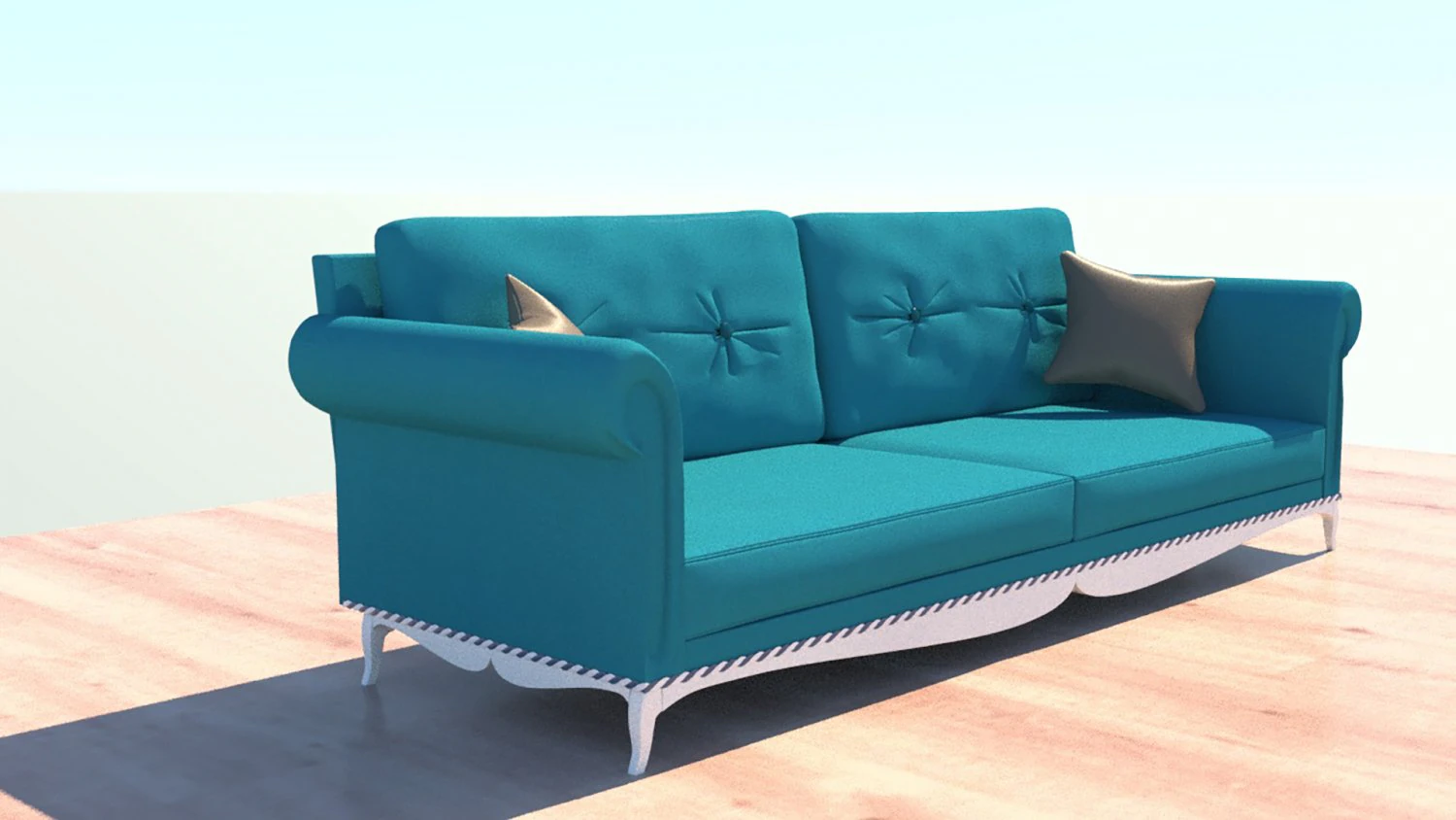 Arm Chair 3D Model .c4d .max .obj .3ds .fbx .stl .blend 
