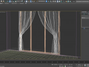 Curtain 3D मॉडल