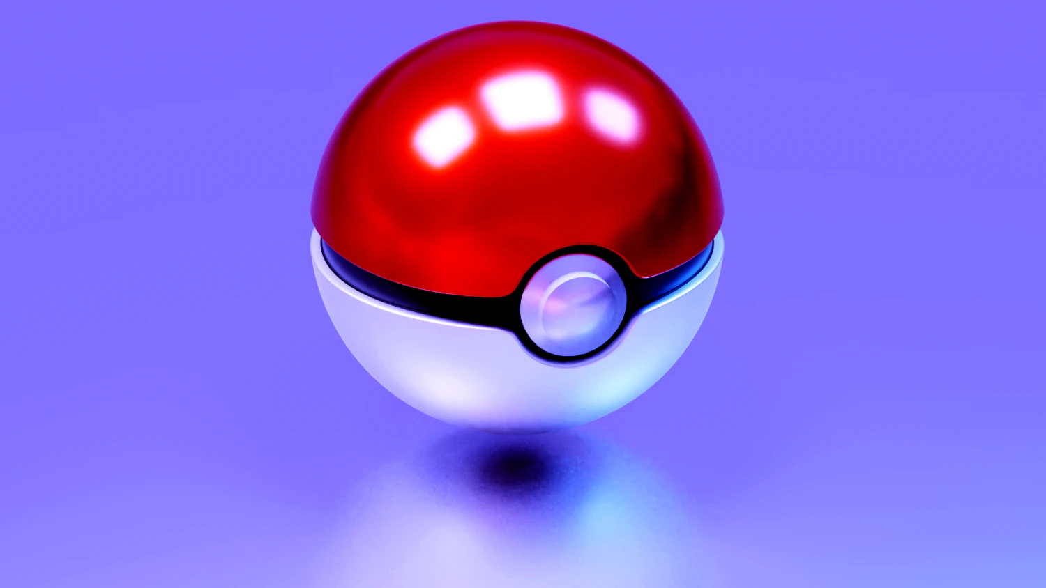pokeball blender 3D Model .c4d .max .obj .3ds .fbx .stl .blend