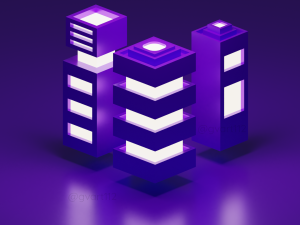 isometric lowpoly building blender 3D Model
