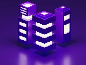 isometric lowpoly building blender 3D Model