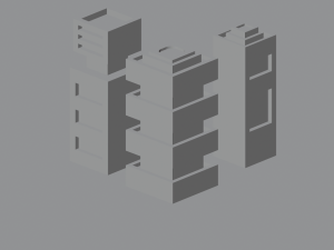 isometric lowpoly building blender 3D Model