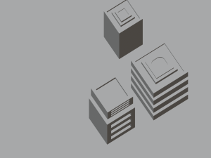 isometric lowpoly building blender 3D Model