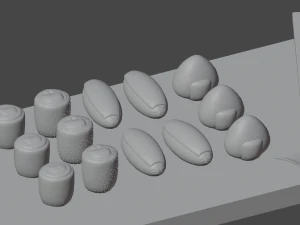licuadora de plato de sushi japon&eacute;s Modelo 3D