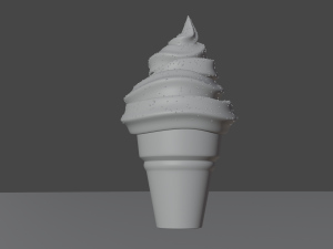 icecream model blender 3D Model