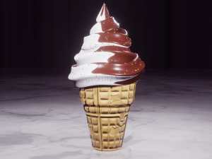 icecream model blender Modelo 3D