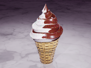 icecream model blender 3D Model